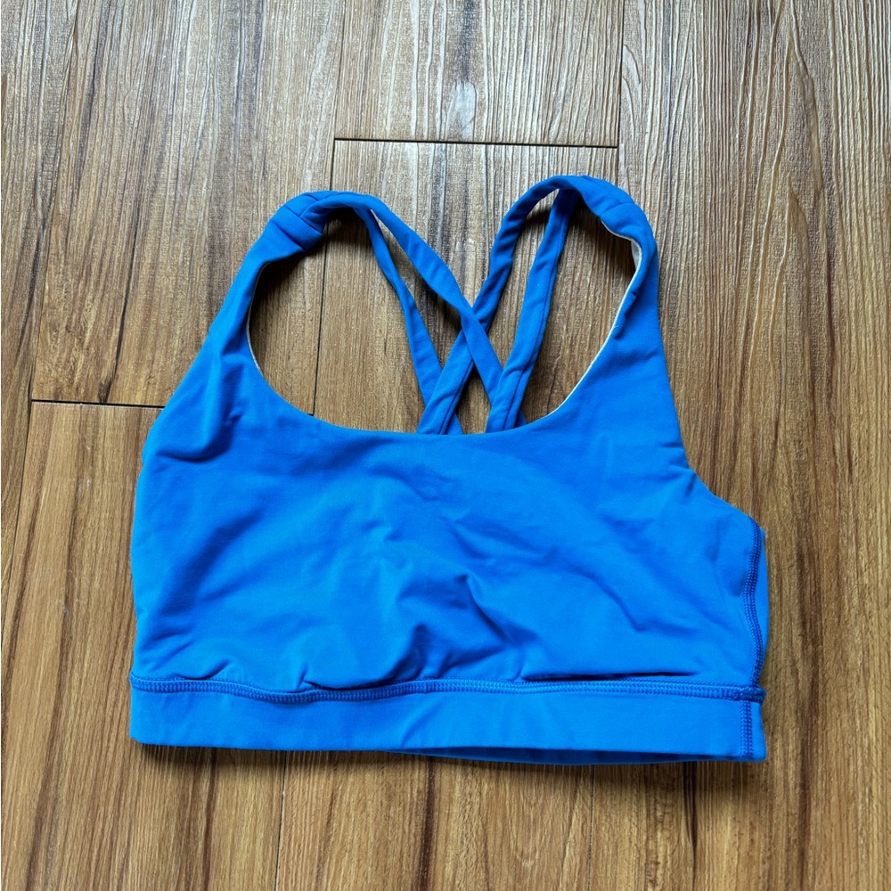 Lululemon bright blue sports bra size 6